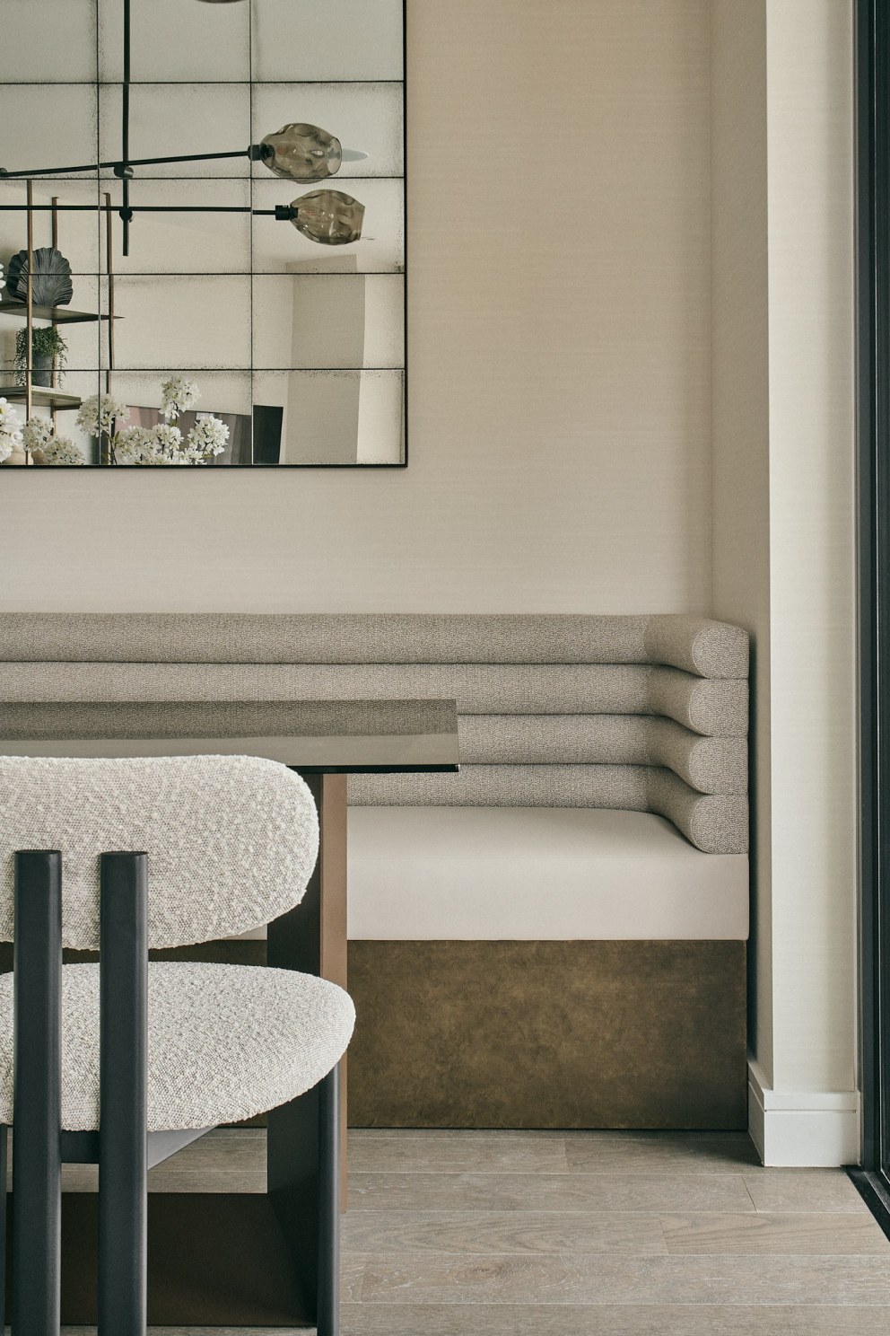 Nine Elms Luxury Apartment  | Bespoke Bench  | Interior Designers