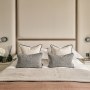 Nine Elms Luxury Apartment  | Custom Headboard | Interior Designers
