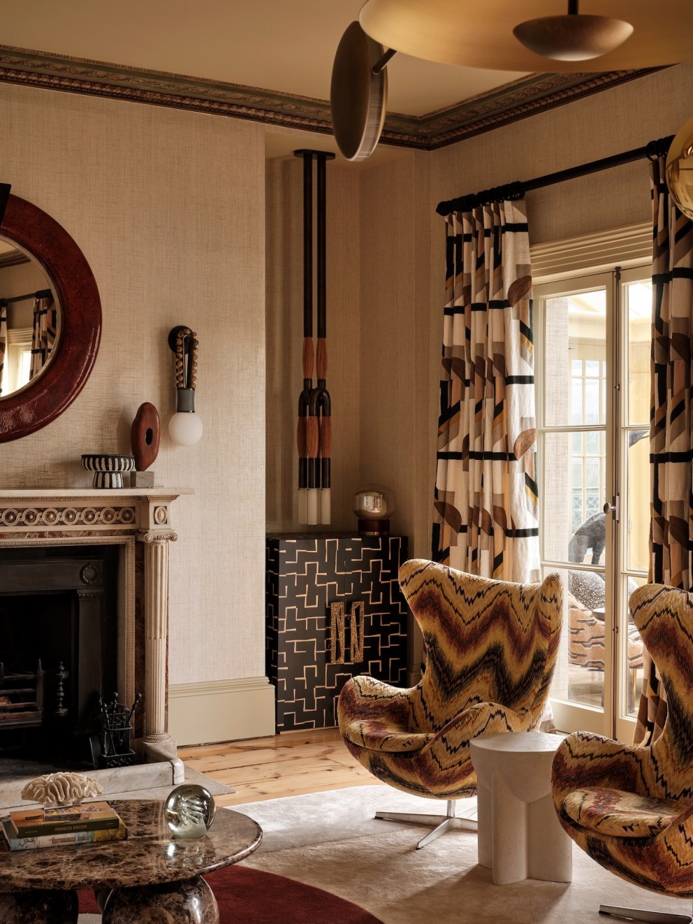 Historic villa, West London | Living room | Interior Designers