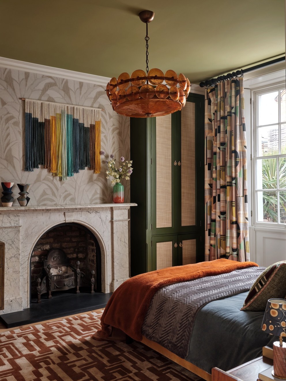 Historic villa, West London | Master bedroom | Interior Designers