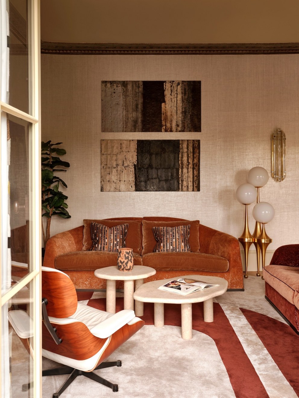 Historic villa, West London | Living room | Interior Designers